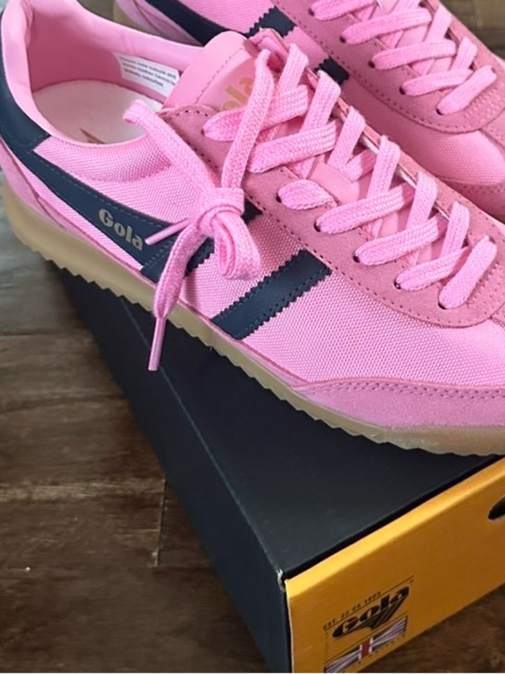 Gola Tornado Sneakers Pink size 8 Brand New - Picture 5 of 12